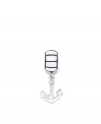 The dangling anchor adds a little nautical spirit to your charm collection, in sterling silver. Donatella is a playful collection of charm bracelets and necklaces that can be personalized to suit your style! Available exclusively at Macy's. The dangling anchor adds a little nautical spirit to your charm collection, in sterling silver. Donatella is a playful collection of charm bracelets and necklaces that can be personalized to suit your style! Available exclusively at Macy's.