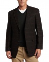 Tommy Hilfiger Men's 2 Button Side Vent Herringbone Trim Fit Sport Coat