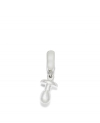 The sterling silver pacifier dangles sweetly from a simple ring. Donatella is a playful collection of charm bracelets and necklaces that can be personalized to suit your style! Available exclusively at Macy's. The sterling silver pacifier dangles sweetly from a simple ring. Donatella is a playful collection of charm bracelets and necklaces that can be personalized to suit your style! Available exclusively at Macy's.