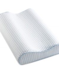 Sleep cooler and more comfortable all night long with this Contour Foam Pillow from SensorGel, featuring COOLcloth technology and special SensorGel memory foam that helps eliminate heat build-up. The duel height contour design allows you to customize your sleep for side or back sleepers and a more enveloping design better reduces pressure points on the head, neck and shoulders. Sleep cooler and more comfortable all night long with this Contour Foam Pillow from SensorGel, featuring COOLcloth technology and special SensorGel memory foam that helps eliminate heat build-up. The duel height contour design allows you to customize your sleep for side or back sleepers and a more enveloping design better reduces pressure points on the head, neck and shoulders.