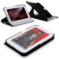 Fosmon Revolving Leather Case with Multi Angle Stand for Samsung Galaxy Tab 2 7.0 inch Tablet - Black Fosmon Revolving Leather Case with Multi Angle Stand for Samsung Galaxy Tab 2 7.0 inch Tablet - Black