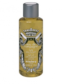 A body care formula imparting unrivaled feelings of comfort and well-being. This Bath Oil, fragranced with the notes of Eau de Campagne, contains botanical extracts (St. John's Wort, Calendula and Hawthorn) with soothing and softening properties. It pleasantly fragrances the body, smoothes and softens the skin, helps ease tension and promote relaxation. 4.2 oz. 