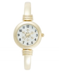 Winter time is almost here! This darling watch from Charter Club brings ladylike charm with a bangle bracelet and snowflake embellishment. Winter time is almost here! This darling watch from Charter Club brings ladylike charm with a bangle bracelet and snowflake embellishment.