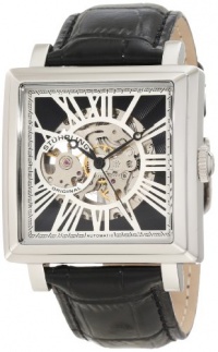 Stuhrling Original Men's 389.33151 Classic Winchester Chariot Square Automatic Skeleton Silver Tone Watch Set Stuhrling Original Men's 389.33151 Classic Winchester Chariot Square Automatic Skeleton Silver Tone Watch Set