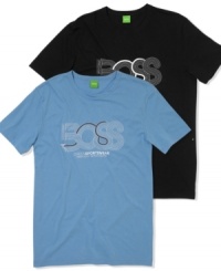 Don't lose your casual cool. These t-shirts from Hugo Boss Green are where it's at this season. Don't lose your casual cool. These t-shirts from Hugo Boss Green are where it's at this season.