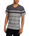 ecko unltd. Men's Slub Printed Stripe