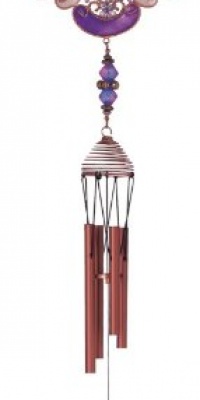 Wind Chime Copper & Gem Angel Garden Decoration Hanging Porch Decor Wind Chime Copper & Gem Angel Garden Decoration Hanging Porch Decor