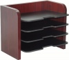 OFC Express Desk Organizer - Letter Size, Empire Mahogany