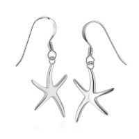 Sterling Silver Starfish Dangle Earrings Sterling Silver Starfish Dangle Earrings
