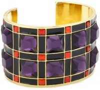 Kate Spade New York Levitt Squares Multi Purple Cuff Bracelet Kate Spade New York Levitt Squares Multi Purple Cuff Bracelet