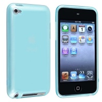 eForCity TPU Rubber Skin Case for Apple iPod touch 4G, Clear Frost Light Blue eForCity TPU Rubber Skin Case for Apple iPod touch 4G, Clear Frost Light Blue