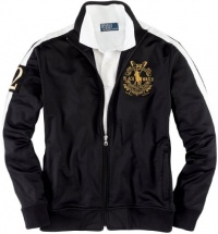 Polo Ralph Lauren Black Watch Fleece Lined Full Zip Jacket (Large, Polo Black) Polo Ralph Lauren Black Watch Fleece Lined Full Zip Jacket (Large, Polo Black)