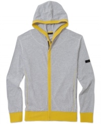 Minimalist style. The streamlined design on this hoodie, called the Flight, from Sean John adds a modern edge. Minimalist style. The streamlined design on this hoodie, called the Flight, from Sean John adds a modern edge.