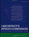 The Architect's Studio Companion: Rules of Thumb for Preliminary Design