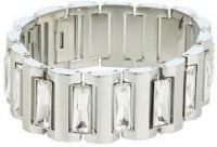 Michael Kors MKJ2156 Women's Silver Tone and Crystals Cocktail Bracelet Jewelry Michael Kors MKJ2156 Women's Silver Tone and Crystals Cocktail Bracelet Jewelry