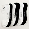 Calvin Klein Hosiery Women's Ankle Socks 6-Pack, One Size, White / Black