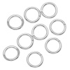 6mm 19 Gauge Open Jump Rings Silver Plated (100)