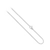 Sterling Silver 1mm Box Chain Necklace 14 16 18 20 24 30