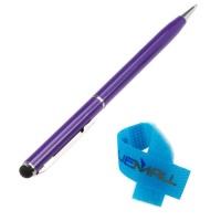 GTMax Purple Capacitive 2-in-1 Multi Touch Screen Stylus and Ball Point Pen Set for Google Nexus 10 ; ZTE Engage ; Apple iPad Mini and Other Capacitive Touchscreen Devices GTMax Purple Capacitive 2-in-1 Multi Touch Screen Stylus and Ball Point Pen Set for Google Nexus 10 ; ZTE Engage ; Apple iPad Mini and Other Capacitive Touchscreen Devices