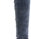 Rockport Women's Faye Over Knee Boot,Night Sky Suede,6.5 W US