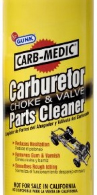 Gunk M4824 Carb-Medic Carburetor Choke and Valve Parts Cleaner - 19 oz. Gunk M4824 Carb-Medic Carburetor Choke and Valve Parts Cleaner - 19 oz.