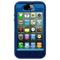 OtterBox Defender Series for iPhone 4/4S - 1 Pack - Carrying Case - Ocean / Night Blue OtterBox Defender Series for iPhone 4/4S - 1 Pack - Carrying Case - Ocean / Night Blue