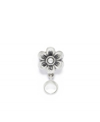 April's birthstone, a round quartz jewel dangles from a sterling silver flower. Donatella is a playful collection of charm bracelets and necklaces that can be personalized to suit your style! Available exclusively at Macy's. April's birthstone, a round quartz jewel dangles from a sterling silver flower. Donatella is a playful collection of charm bracelets and necklaces that can be personalized to suit your style! Available exclusively at Macy's.
