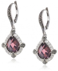 Judith Jack Charisma Sterling Silver, Marcasite Drop Earrings