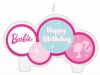 Amscan Barbie All Doll?d Up 1-1/4 Molded Cake Candle Set, 4-Count