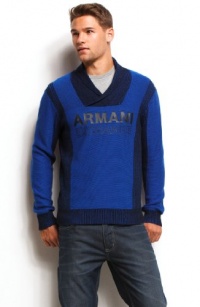Armani Exchange Logo Shawl Sweater Armani Exchange Logo Shawl Sweater
