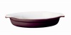 Emile Henry 8.5 Inch Oval Gratin Dish, Figue