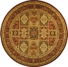 Safavieh Lyndhurst Collection LNH217B Round Area Rug, 5-Feet 3-Inch, Red