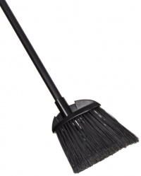 Rubbermaid Commercial Lobby Pro Broom, Polyethylene Bristles, 28 Metal Handle, Black/Yellow (637400BLA) Rubbermaid Commercial Lobby Pro Broom, Polyethylene Bristles, 28 Metal Handle, Black/Yellow (637400BLA)