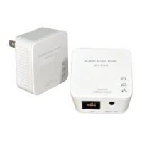 Medialink - HomePlug AV 200 Mbps Powerline Network Ethernet Starter Kit - (2 Adapters Included) Medialink - HomePlug AV 200 Mbps Powerline Network Ethernet Starter Kit - (2 Adapters Included)