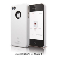 elago S4 Slim Fit Case for AT&T and Verizon iPhone 4 with Logo Protection Film - SF Snow White elago S4 Slim Fit Case for AT&T and Verizon iPhone 4 with Logo Protection Film - SF Snow White