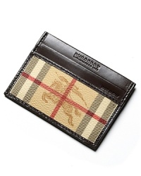 Slim credit card case with ID slot. Slim credit card case with ID slot.