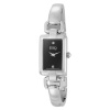 ESQ by Movado Women's 7101352 Kali Stainless-Steel with Diamonds Black Rectangle Dial Watch