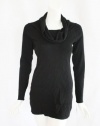 INC International Concepts Womens Deep Black Key Item Cowl Sweater PM
