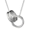 For easy to wear impact, Links of London strikiningly simple interlocking sterling silver necklace makes for a stylish choice.