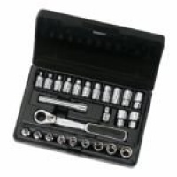 1/4 In Dr GearRatchet Vortex Socket Set - 25-Pc 1/4 In Dr GearRatchet Vortex Socket Set - 25-Pc