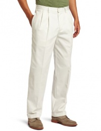 IZOD Men's American Chino Pleated Metrix Fit Pant