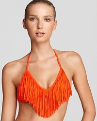 Make bold swimwear your signature with this fringe-embellished style from L*Space. Boasting dramatic details, this suit ensures you'll get seen while you sun. Make bold swimwear your signature with this fringe-embellished style from L*Space. Boasting dramatic details, this suit ensures you'll get seen while you sun.