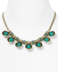 An instant wow piece. This Giles & Brother necklace flaunts edgy allure with sinuous chains, accented by seashell dangles. An instant wow piece. This Giles & Brother necklace flaunts edgy allure with sinuous chains, accented by seashell dangles.