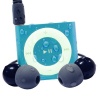 Waterfi 100% Waterproof iPod Shuffle Swim Kit with Dual Layer Waterproof/Shockproof Protection (Blue)