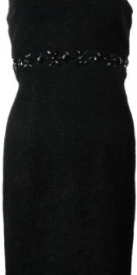 Jessica Howard Women's Beaded Black Dress 6 [Apparel] [Apparel]