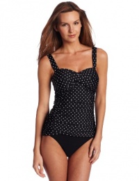 Jantzen Women's Pretty Pin Dot Tankini Top Jantzen Women's Pretty Pin Dot Tankini Top