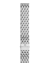 Give your watch a new look. Polished, stainless steel links create a classic bracelet. The clasp has signature logo engraving. Interchangeable with any Michele watch head from the Caber Collection. Give your watch a new look. Polished, stainless steel links create a classic bracelet. The clasp has signature logo engraving. Interchangeable with any Michele watch head from the Caber Collection.