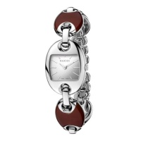 Gucci Women's YA121516 Marina Chain Small Red Ceramic and Steel Bracelet Watch Gucci Women's YA121516 Marina Chain Small Red Ceramic and Steel Bracelet Watch