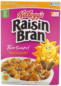Kellogg's Raisin Bran, FF, 18.7 Ounce (Pack of 3) Kellogg's Raisin Bran, FF, 18.7 Ounce (Pack of 3)