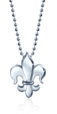Alex Woo Little Faith Sterling Silver Fleur-de-Lis Pendant Necklace, 16 Alex Woo Little Faith Sterling Silver Fleur-de-Lis Pendant Necklace, 16